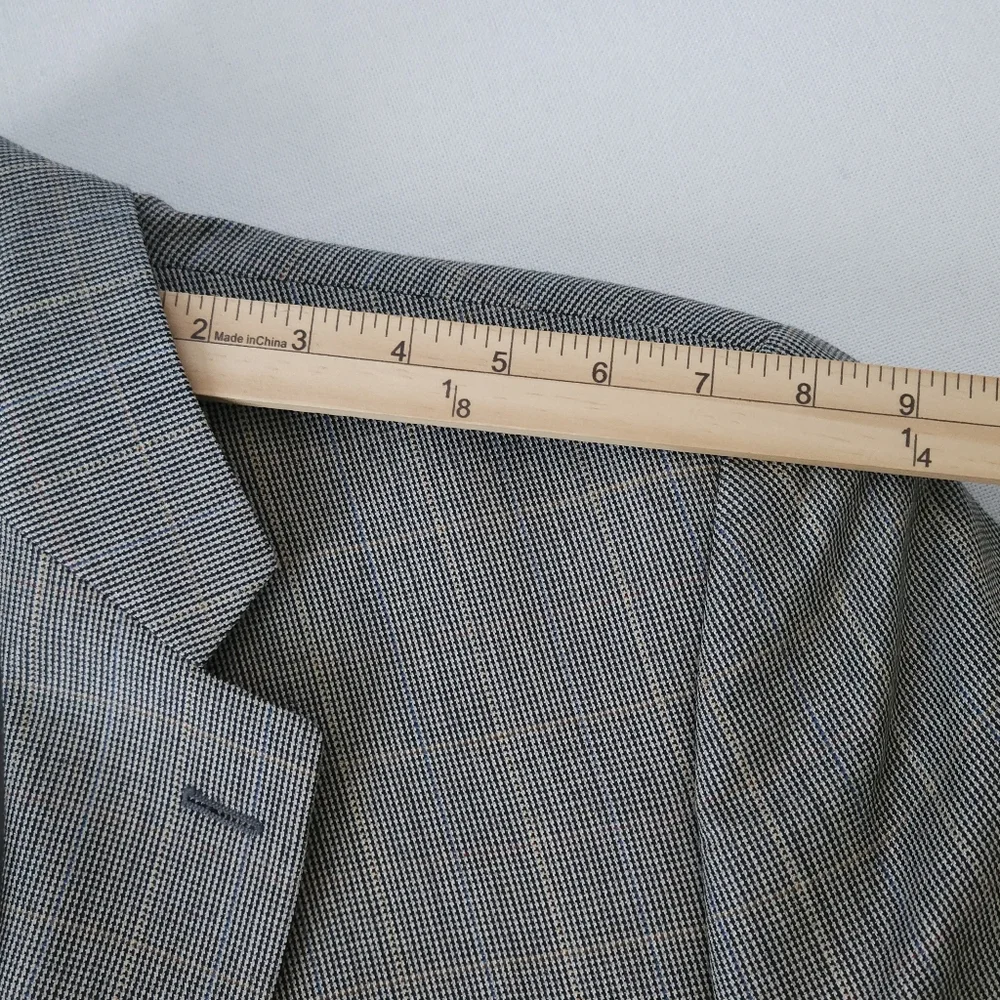 Lauren Ralph Lauren Mens 42R Sport Coat Blazer Silk Wool Tan‎ Houndstooth Canada